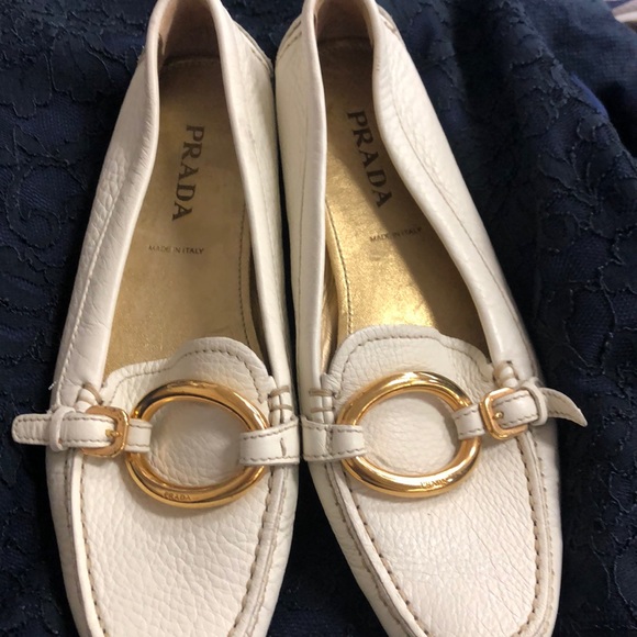 Prada woman’s mocasines size 7 ..71/2 - Picture 1 of 4